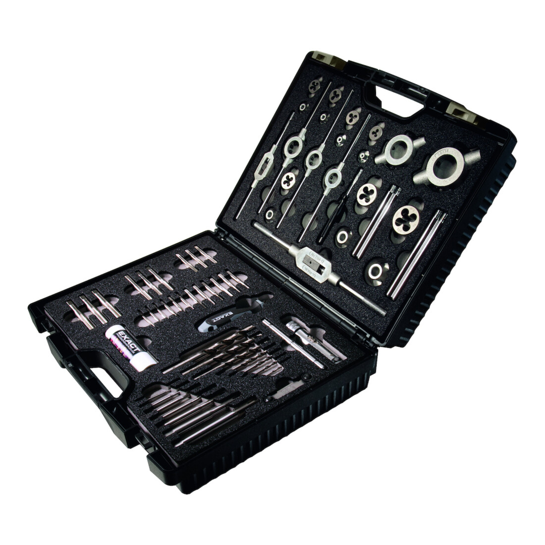 Exact Set d’outils à tarauder HSS 61 pièces M3-M12