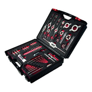 Exact Set d'outils de taraudage HSSE 61 pièces M3-M12