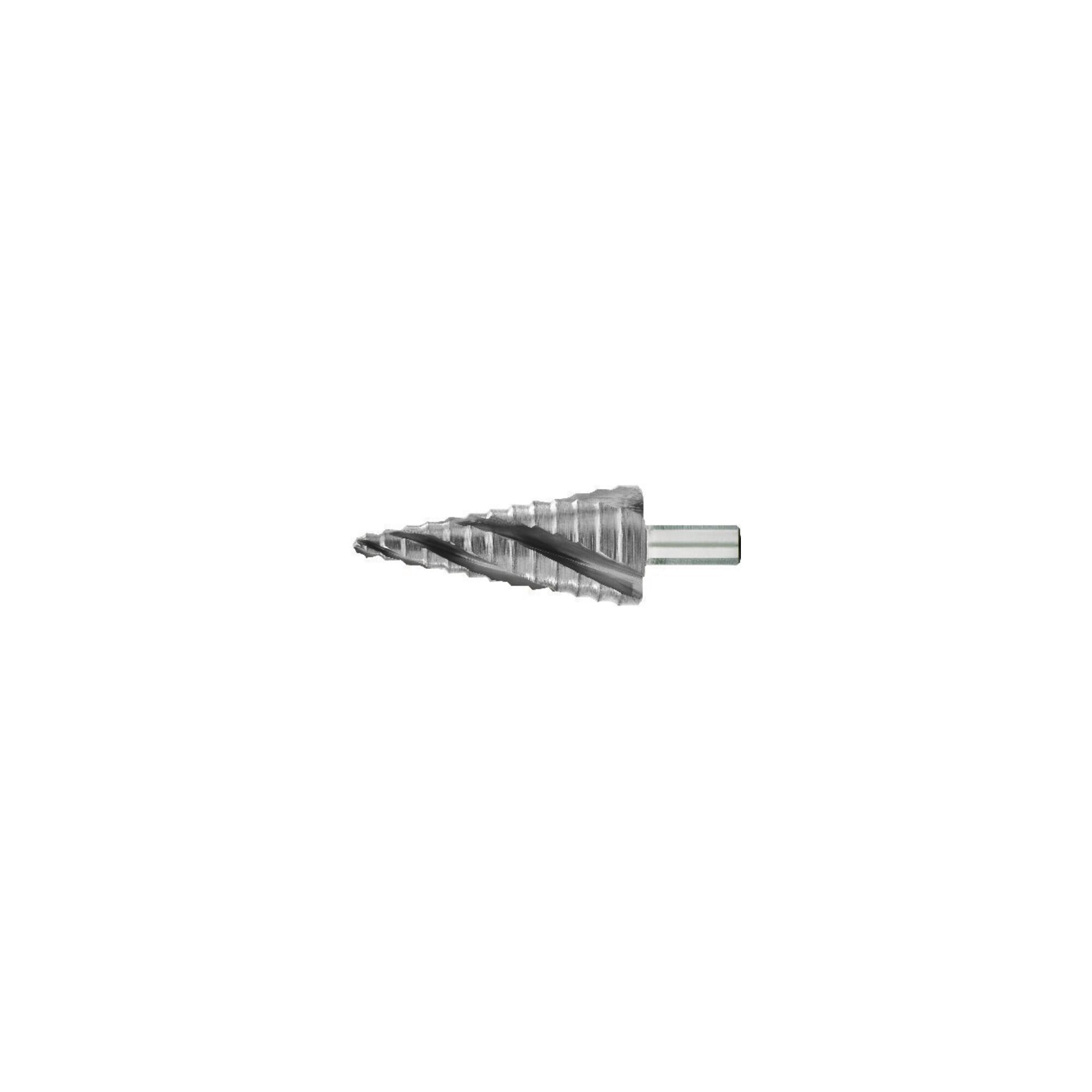 Exact Stufenbohrer HSS 4-fach Spiralnute 4-12mm