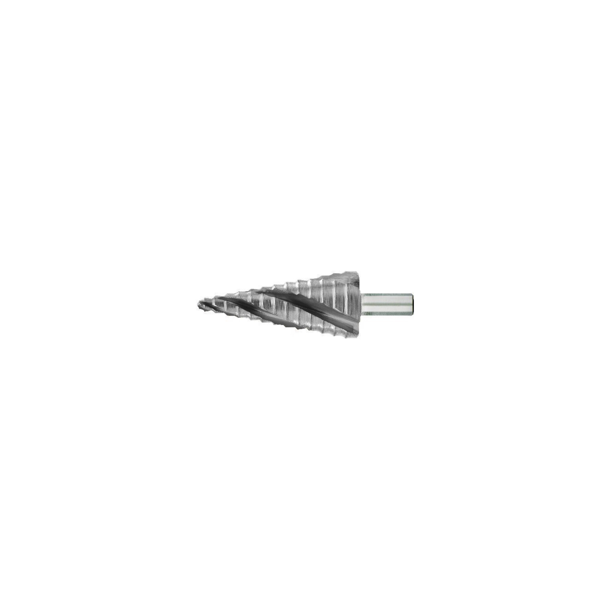 Exact Stufenbohrer HSS 4-fach Spiralnute 4-20mm