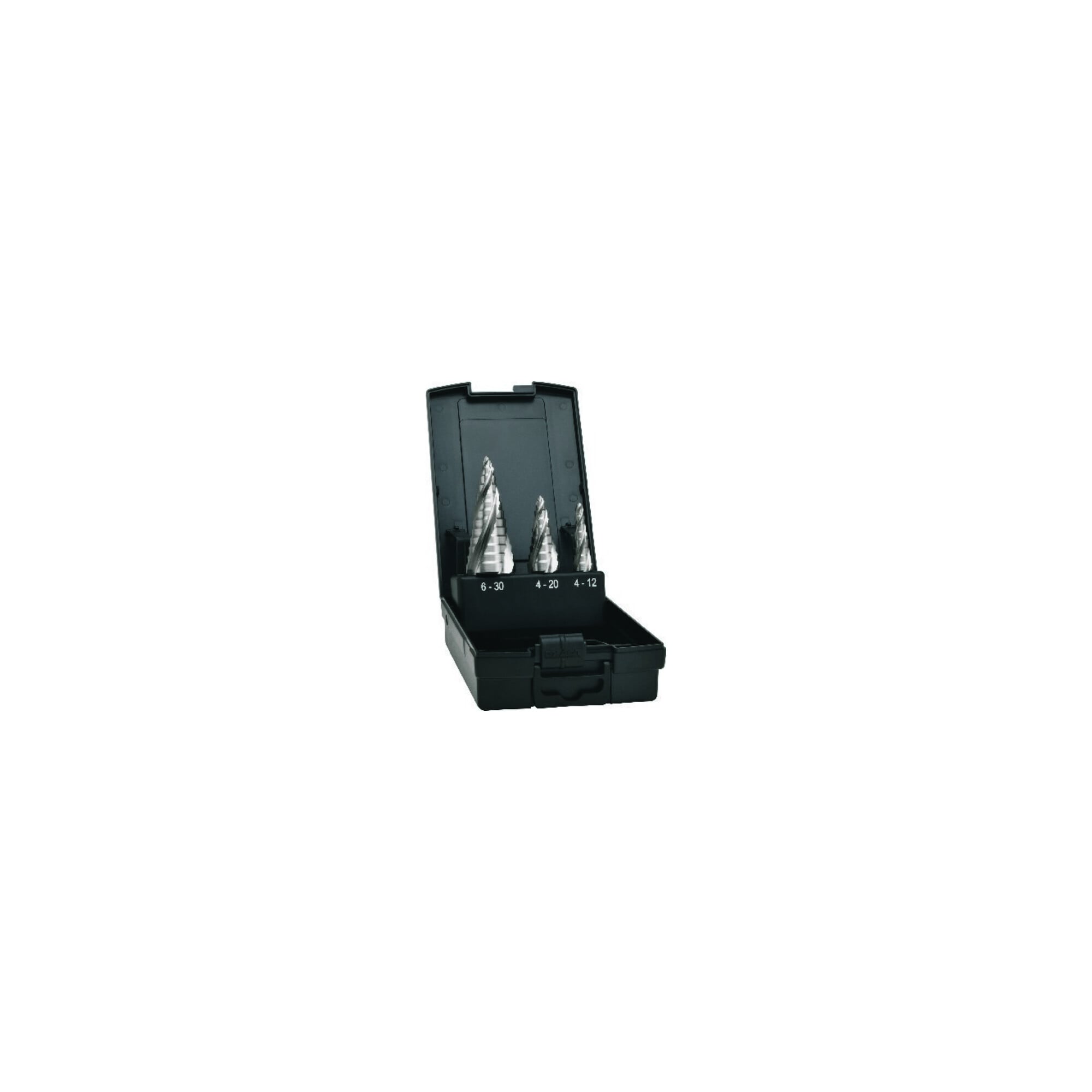 Exact Stufenbohrer HSS Set 4-fach Spiralnute 4-30 mm