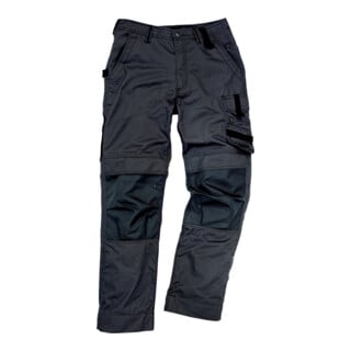 Excess Arbeitshose Champ, Gr. 54, schwarz/schwarz