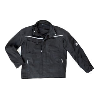 Excess Arbeitsjacke Champ, Gr. S, schwarz/schwarz