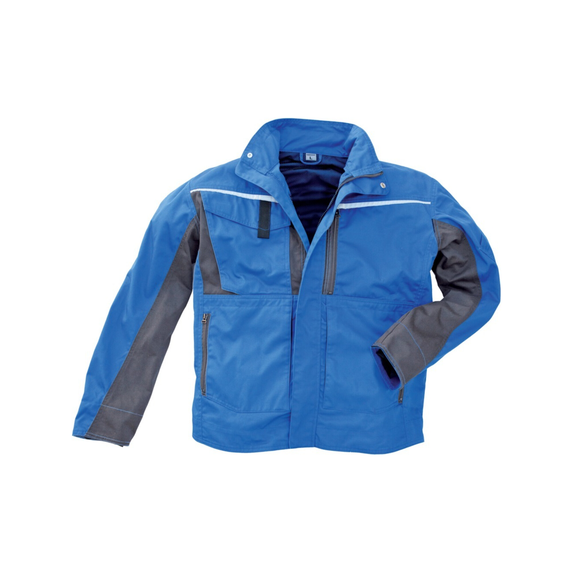 Excess Arbeitsjacke Champ, Gr. XL, blau/grau