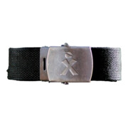 Excess Ceinture, 100 % coton, noire