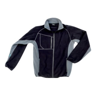 Excess Fleecejacke Champ, Gr. S, schwarz/grau