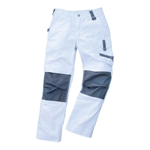 Excess Pantalon de travail Champ, T. 48, blanc/gris
