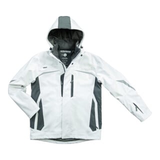 Excess Soft-Shell Winterjacke, Gr. L, Allrounderwhite/grey