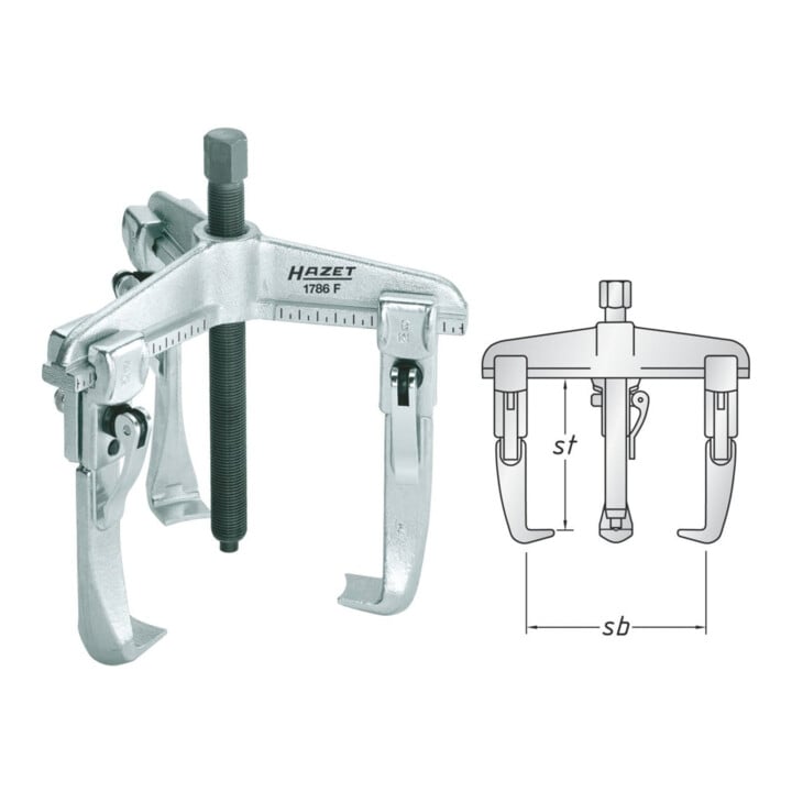 Extracteur à serrage rapide · à 3 griffes 1786F-13 HAZET