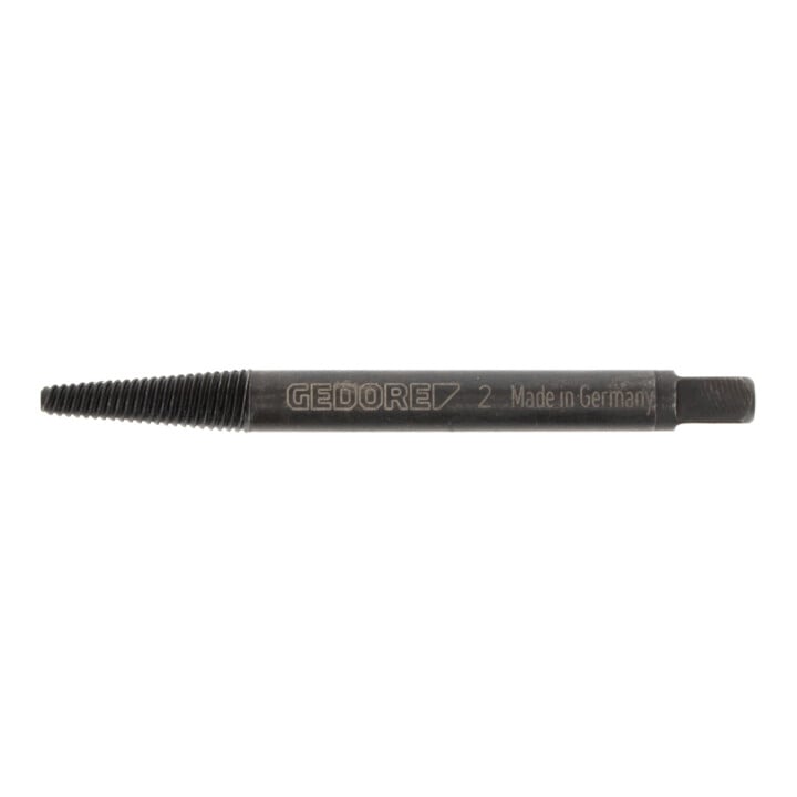 Extracteur à vis Gedore taille 2 M6-M8, en acier au chrome vanadium 35 HRC