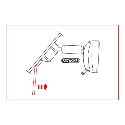 Extracteur de cosses de rétroviseur intérieur pour Ford