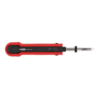 Extracteur de cosses pour connecteur plat et cosses Faston 2,8 mm (KOSTAL SLK) crémaillère à 1 position