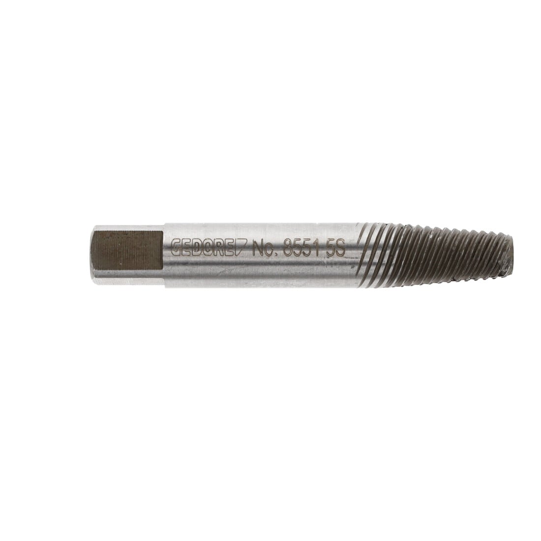 Extracteur de vis Gedore taille 5 M14-M18, en acier au chrome-vanadium de haute qualité, trempé et revenu, 54-56 HRC