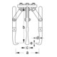 Extracteur Gedore pour outil hydraulique 1,50, 250x260 mm-3