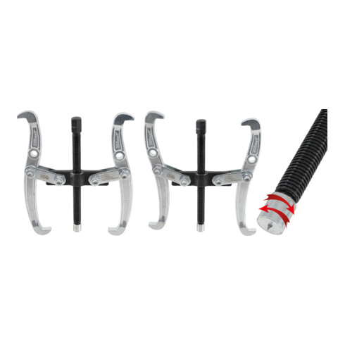 Extracteur interne/externe, 2 griffes 40 - 225 mm BGS