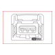 Extracteur universel de cosses pour connecteur plat et cosses Faston 2,8-6,3mm