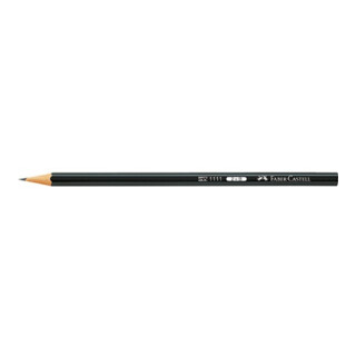 Faber-Castell Bleistift 111102 Sechseckform 2B schwarz
