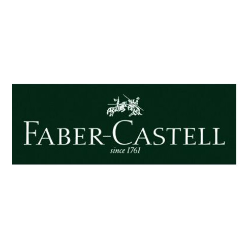Faber-Castell Bleistift 111102 Sechseckform 2B schwarz