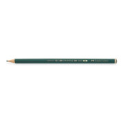 Faber-Castell Bleistift CASTELL 9000 119004 4B dunkelgrün