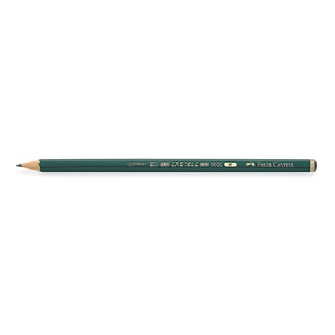 Faber-Castell Bleistift CASTELL 9000 119011 H dunkelgrün