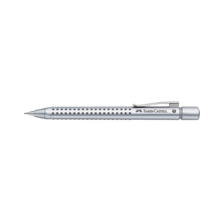 Faber-Castell Druckbleistift GRIP 2011 131211 0,7mm B silber