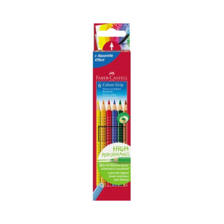 Faber-Castell Farbstift Colour GRIP 112406 farbig sortiert 6 St./Pack.