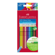 Faber-Castell Farbstift Colour GRIP 112412 farbig 12 St./Pack.