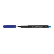 Faber-Castell Folienschreiber Multimark 151351 F Radierer blau