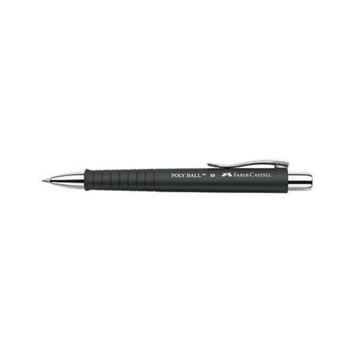 Faber-Castell Kugelschreiber POLY BALL 241199 M Mine bl Schaft sw
