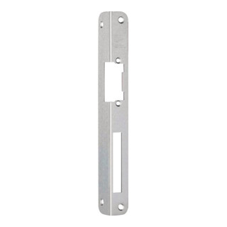 ASSA ABLOY Gâche coudée 324 avec loquet et découpe pour pêne dormant
