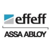 ASSA ABLOY Gâche coudée 324 avec loquet et découpe pour pêne dormant-3