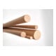 facett Langholzdübel 12 x 60 mm Buche geriffelt