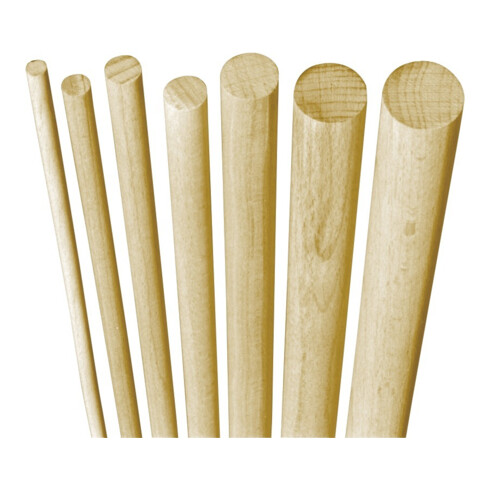 facett Tiges rondes hêtre lisses, 4 mm