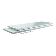 Fachboden B1700xT600mm Trgf.200kg STA silber verz.f.Großfachregal 2St./VE META