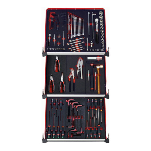 Facom 115-teiliger Werkzeugsatz (CMM.115BNL) in 9 Schaumstoffmodulen