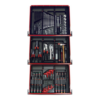 Facom 9 moduli in plastica - 115 utensili