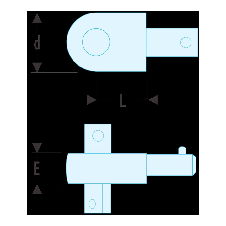 Facom Aandrijfvierkant 3/8" aansluiting 9 x 12 mm