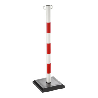 Facom Afzetpaal, rood/wit, 950 mm H