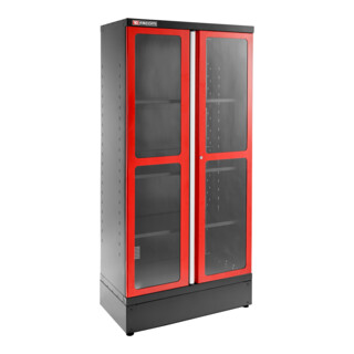 Facom Armadio JLS3 2m 2 porte in vetro rosso