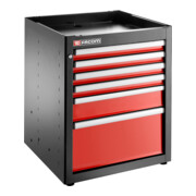 Facom Armadio singolo JLS3 6 cassetti rosso-1