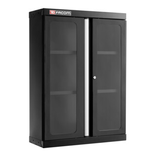 Facom Armoire à accessoires JLS3 + 2 portes vitrées noir