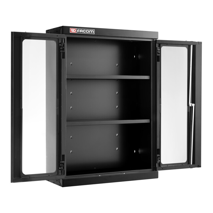 Facom Armoire à accessoires JLS3 + 2 portes vitrées noir