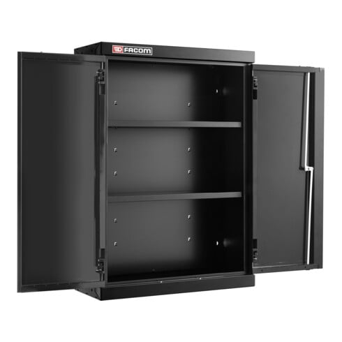 Facom Armoire à casiers JLS3 + 2 portes pleines noir