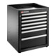 Facom Armoire basse JLS3 7 tiroirs noire-1