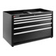 Facom Armoire double JLS3 5 tiroirs noire-1