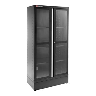 Facom Armoire JLS3 2 m 2 portes vitrées noir