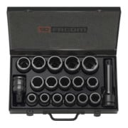Facom assortiment 3/4" IMPACT - aandrijfelementen, zeskantige dopsleutels metalen koffer, 18-delig-1