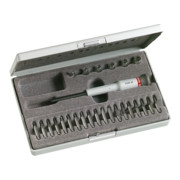 Facom assortiment MICRO-TECH® - bits serie 0, bithouder, zeskant dopsleutel 1/4" kunststof doos, 26-delig