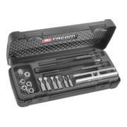 Facom Assortimento "Meccanica di precisione" - estrattore, inserti divaricatori, 16pz.