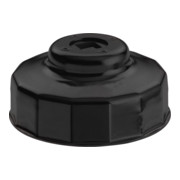 Facom Aufsetz-Ölfilterschlüssel mit Kanten Antrieb Innenvierkant 10 mm (3/8") Filter Ø 65 mm, 14-kant